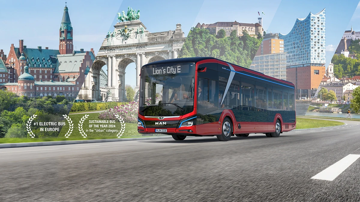 MAN Lion´s City E: Лідер на ринку електроавтобусів у Європі