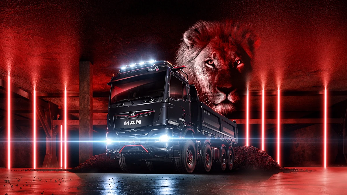 КОРОЛЬ БУДЬ-ЯКОГО  БУДМАЙДАНЧИКА: MAN TGS  INDIVIDUAL LION S