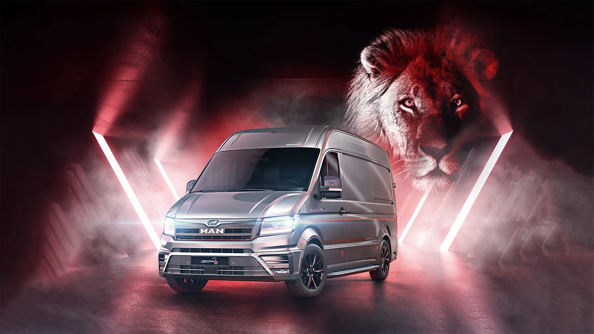 АВТОФУРГОН ЕКСТРАКЛАСУ:  MAN TGE INDIVIDUAL LION S