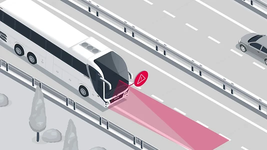 Система попередження про втому водія MAN AttentionGuard