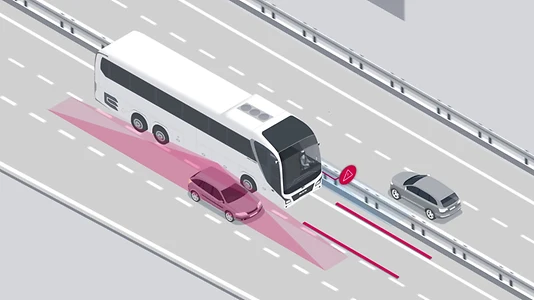 Асистент зміни смуги руху MAN