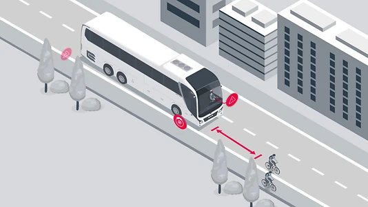 Система автоматичного екстреного гальмування EBA Plus