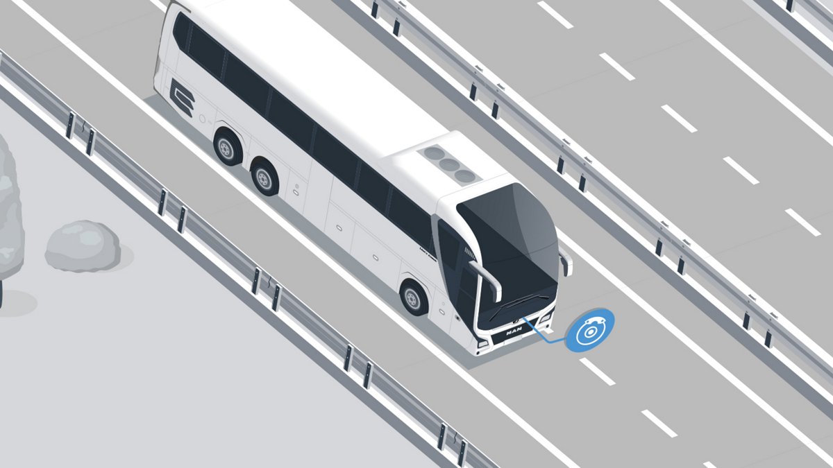 Електронна гальмівна система (EBS) та MAN BrakeMatic