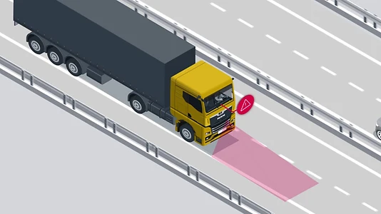 Система попередження про втому водія: MAN AttentionGuard