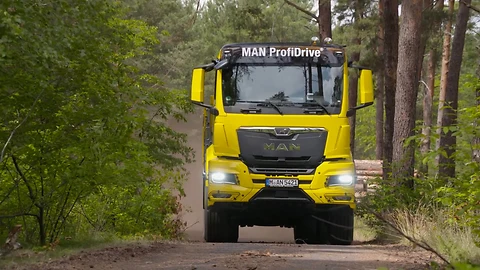 Самоскид MAN із тристороннім розвантаженням TGS 26.470 6x6