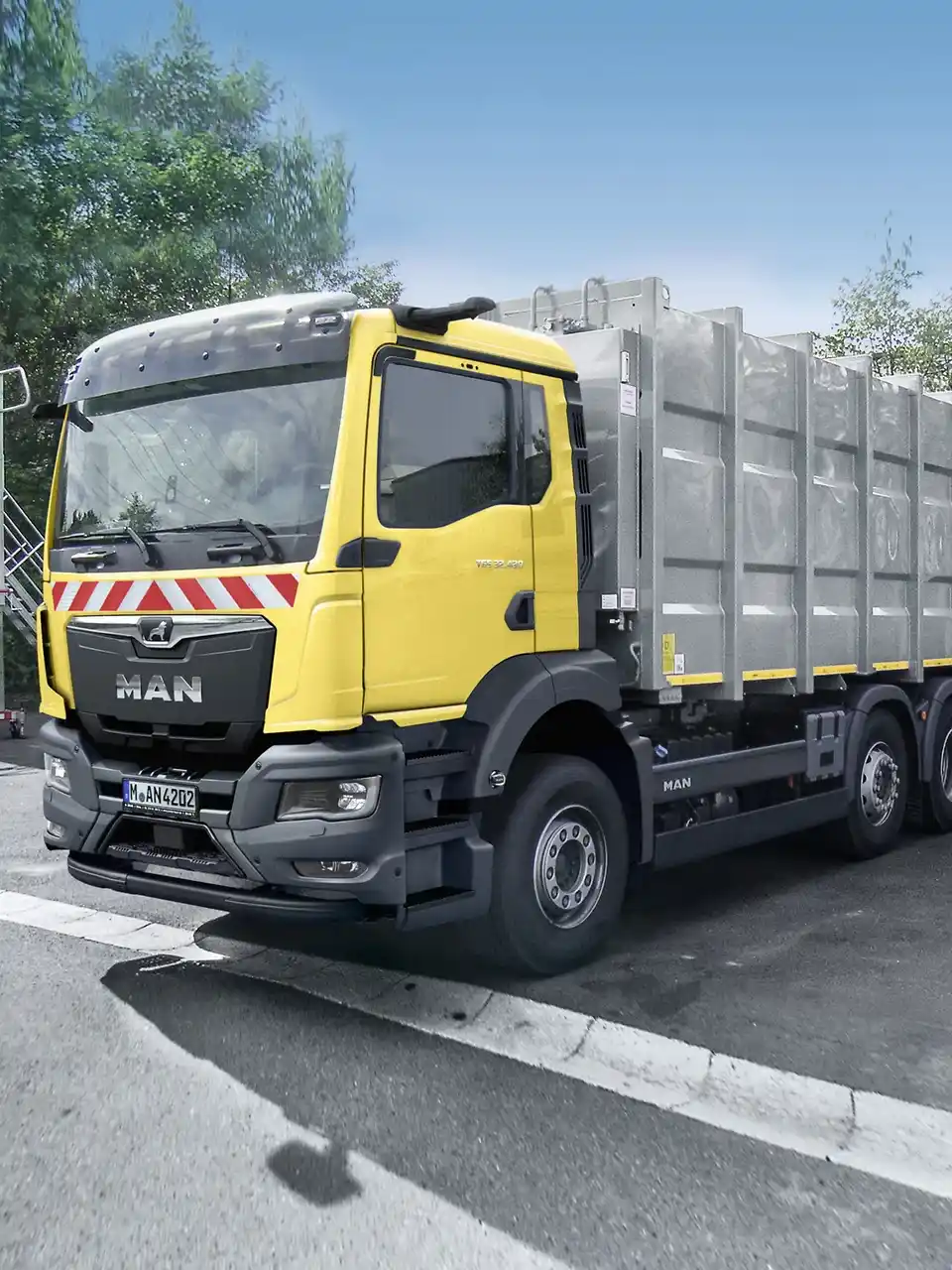 Сміттєвози MAN (заднє завантаження)