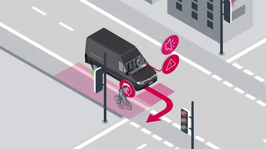 Попередження про сліпі зони й рушання*