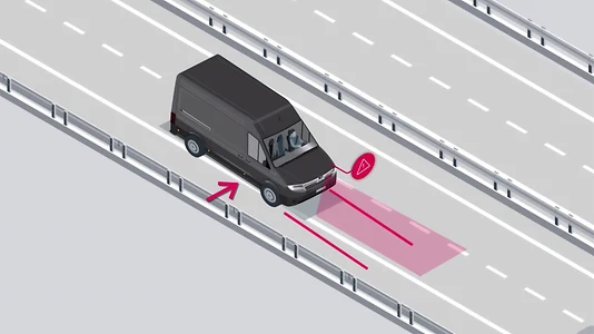 Активна система стеження за дорожньою розміткою