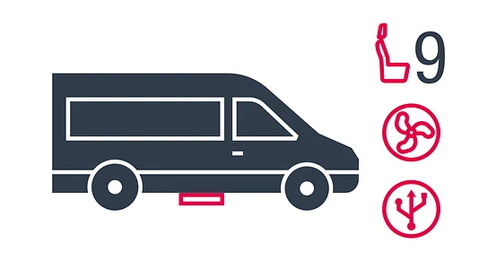 ПАКЕТ ТРАНСФЕРУ ДЛЯ КОМБІ-ФУРГОНА