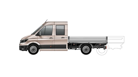 КАБІНА MAN TGE З ДВОМА РЯДАМИ СИДІНЬ