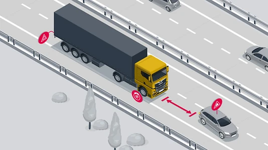 Система автоматичного гальмування (EBA) MAN